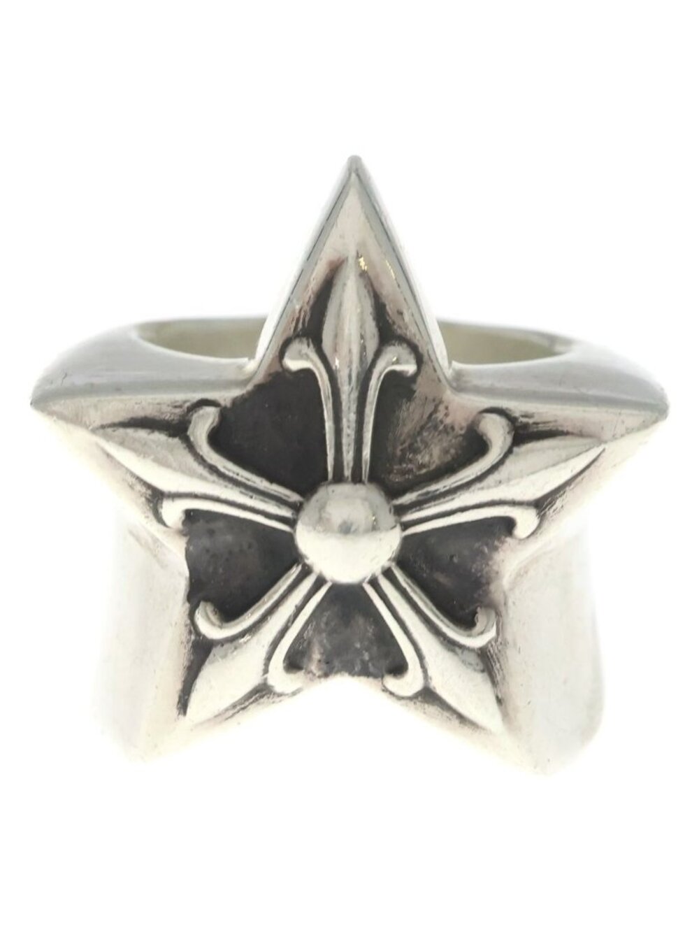 Chrome Hearts Str Ring Large Star Silver